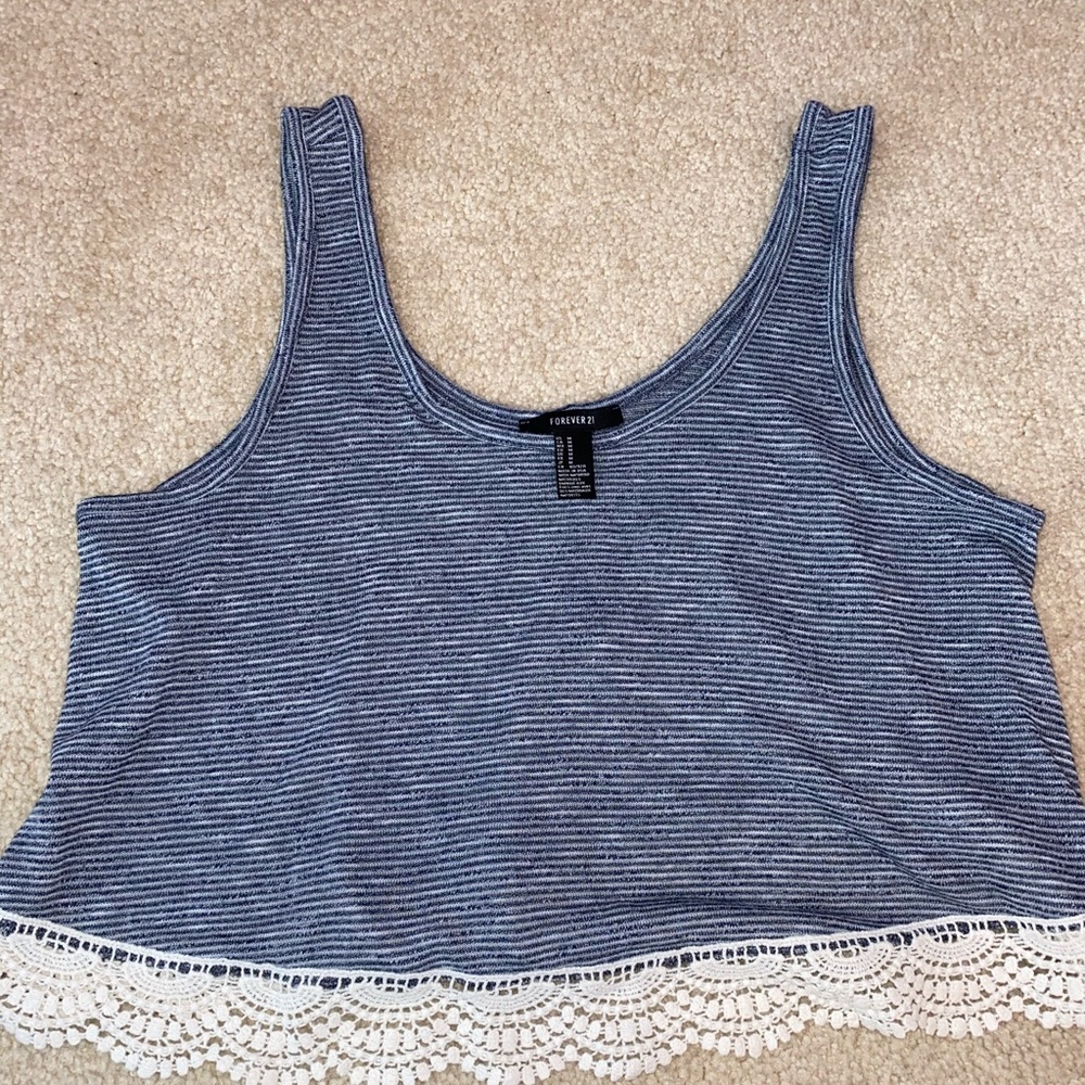 Boho Top w/ Lace Forever 21